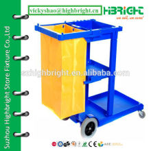 new style strong janitor cart trolley for hotel